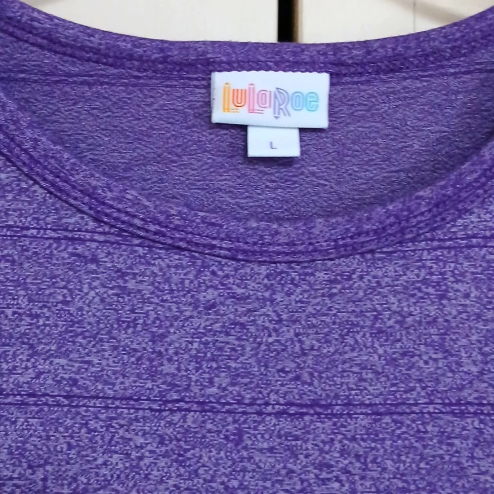 Casual Purple Maxi Dress with Crew Neck and Short Sleeves - Picture 4 of 4